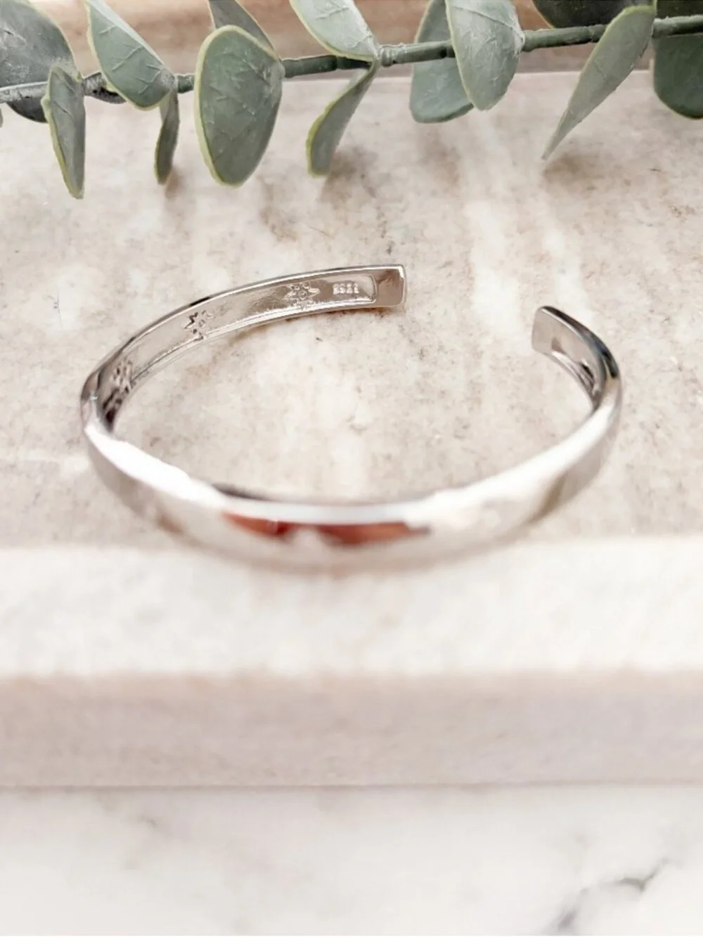 925 Sterling Silver Cuff Bracelet Star Celestial Bangle Bracelet Hypoallergenic